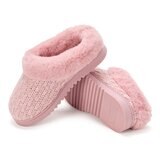 Dearfoams 女保暖休閒鞋 粉紅