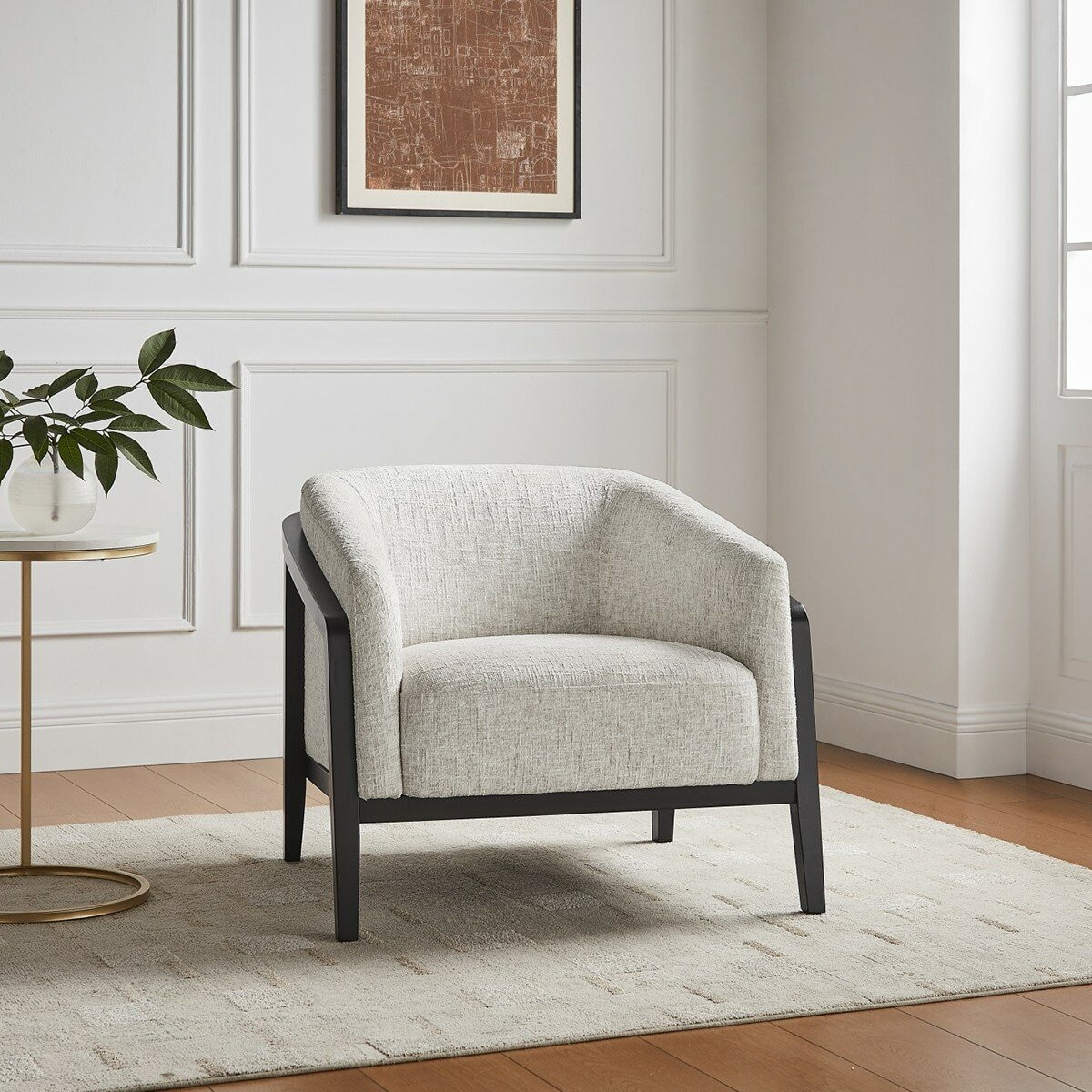 Aiden & Ivy 布面單人椅