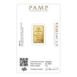 PAMP 財富女神 黃金條塊 999.9純金 5公克