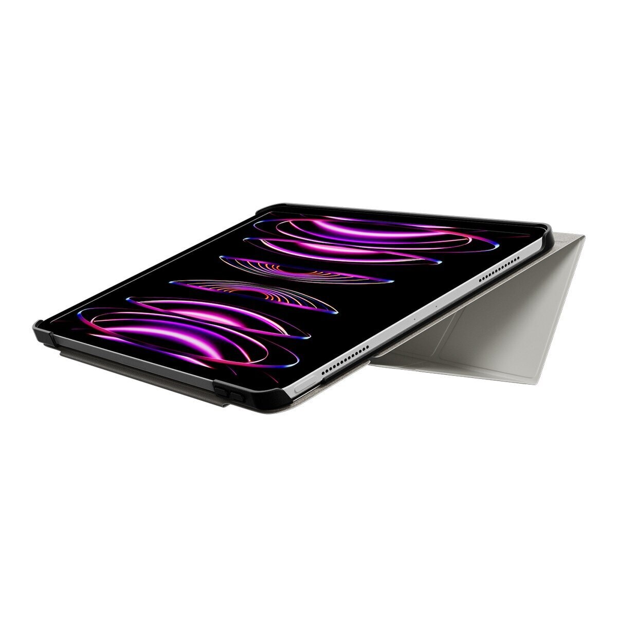 MAGEASY Lift 增高支架保護殼 適用於 iPad Air 11吋 2025 M3 / 2024 M2 & iPad Pro 11吋 2022 M2 - 18 & iPad Air 10.9吋 2022 - 20 星光灰