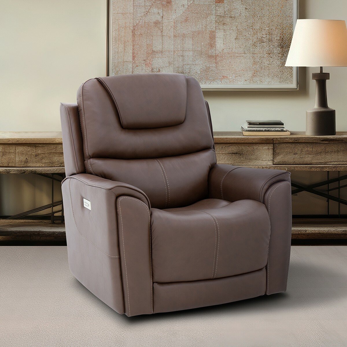 MotoMotion 牛皮電動躺椅