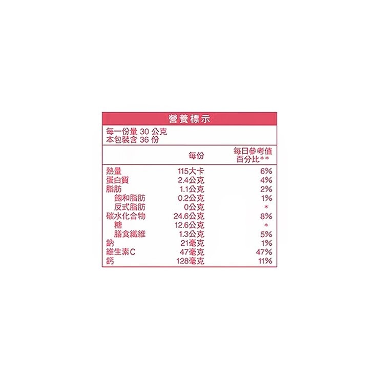 桂格 莓好果漾沖泡榖奶昔 30公克 X 36包