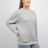 Jachs G. 女圓領長袖上衣 灰