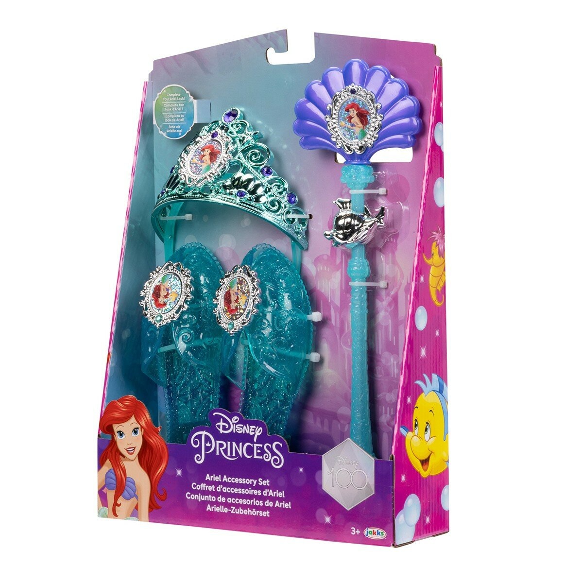 Disney 公主髮飾配件組 / 3歲以上 小美人魚