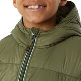 32 Degrees 兒童輕量連帽羽絨外套 橄欖