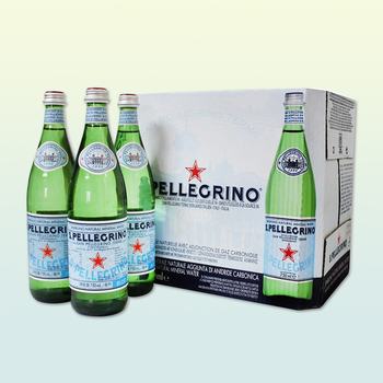 San Pellegrino 聖沛黎洛 天然氣泡水 750毫升 X 12瓶 San Pellegrino 聖沛黎洛 天然氣泡水 750毫升 X 12瓶