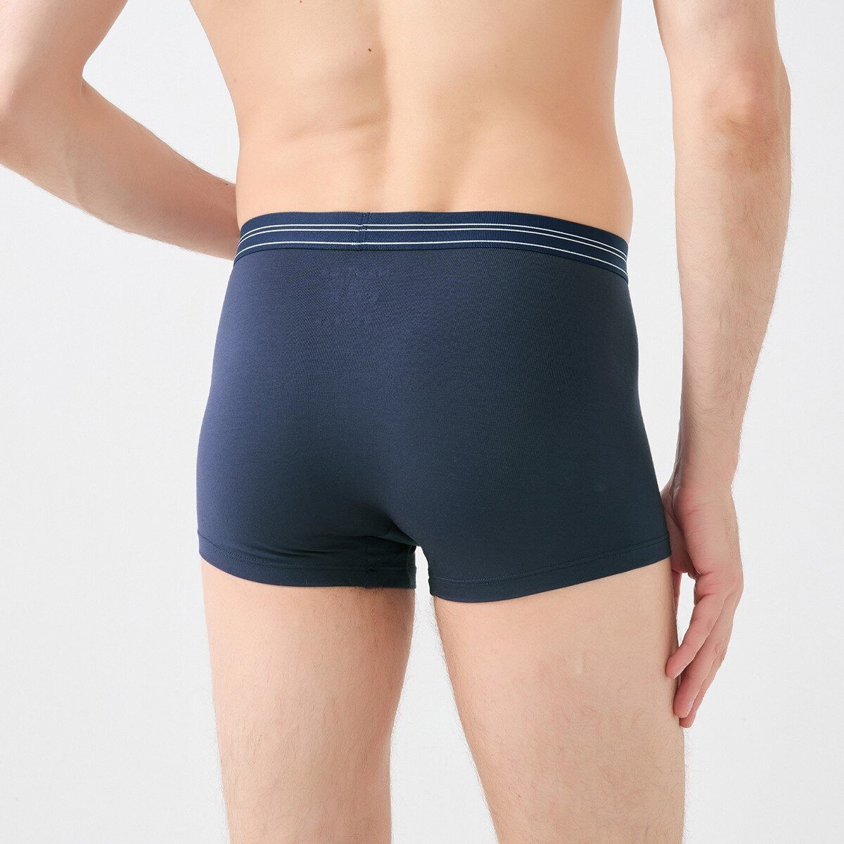 Nautica 男莫代爾平口褲四入組 S