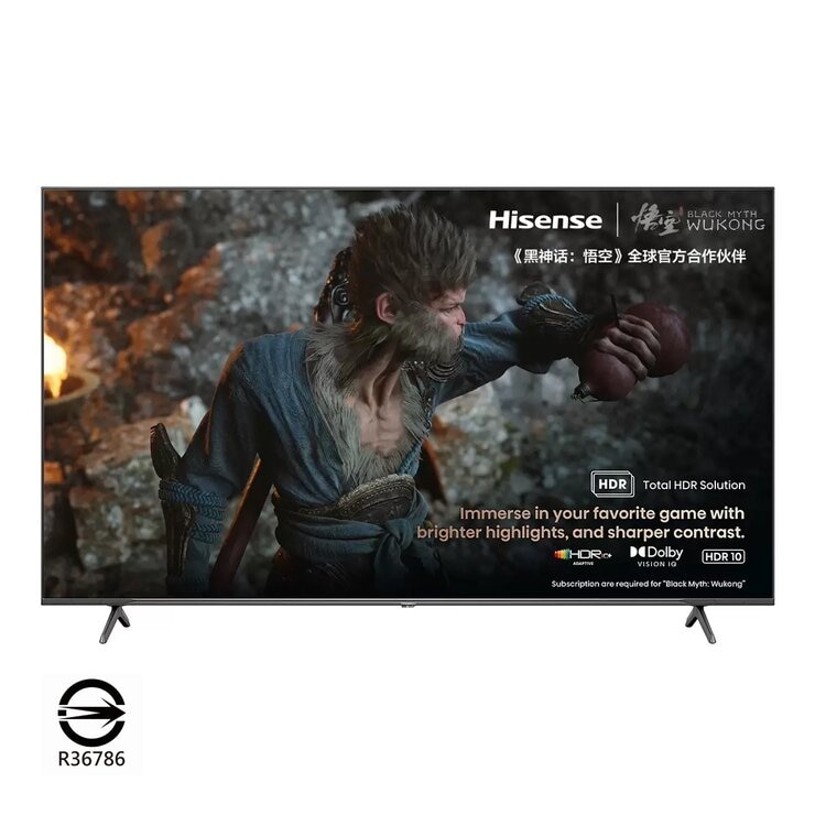 Hisense 75吋4K 144Hz HSR240 全陣列 QLED 量子點杜比影音雙認證 VIDDA 智慧連網顯示器 75Q7N
