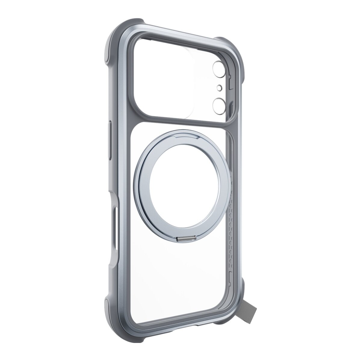 MAGEASY Odyssey Stand M 超軍規防摔磁吸支架手機殼 iPhone 17 Pro(迷霧) + 鏡頭保護貼Lenz 鈦合金(迷霧鈦) + Vetro 9H 鋼化玻璃保護膜