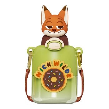 迪士尼 兒童不鏽鋼保冷保溫水壺 430毫升 胡尼克