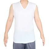 郡是 男V領背心 2入組 白