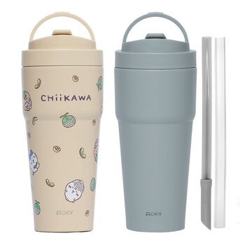 WOKY 沃廚 X Chiikawa 渾圓杯陶瓷保冷保溫杯 770毫升 X 2件組 WOKY 沃廚 X Chiikawa 渾圓杯陶瓷保冷保溫杯 770毫升 X 2件組