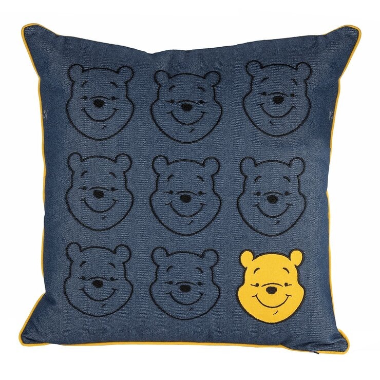 卡通丹寧方形抱枕 45公分 X 45公分