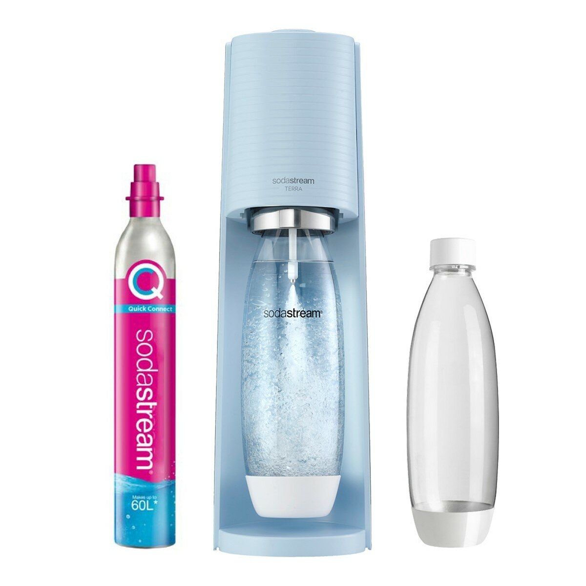 SodaStream Terra 自動扣瓶氣泡水機 藍