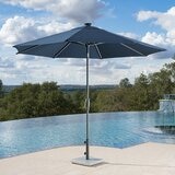 Sunvilla 10呎 LED 戶外遮陽傘 藍色