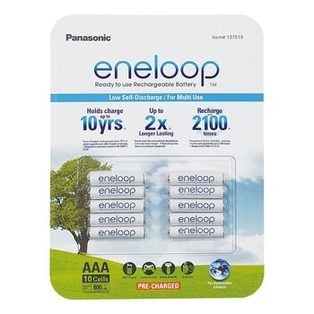 Panasonic Eneloop 4號充電電池 10入