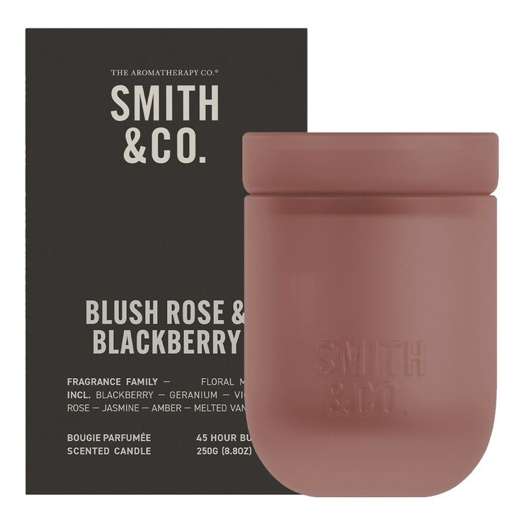 SMITH & CO. 香氛蠟燭 250公克 紅玫瑰與黑莓 SMITH & CO. 香氛蠟燭 250公克 紅玫瑰與黑莓