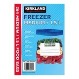 Kirkland Signature 科克蘭 夾鏈冷凍保鮮袋 (中) 44入 X 6盒