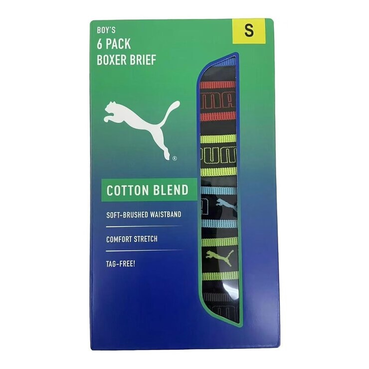 Puma 男童內褲六件組 S號