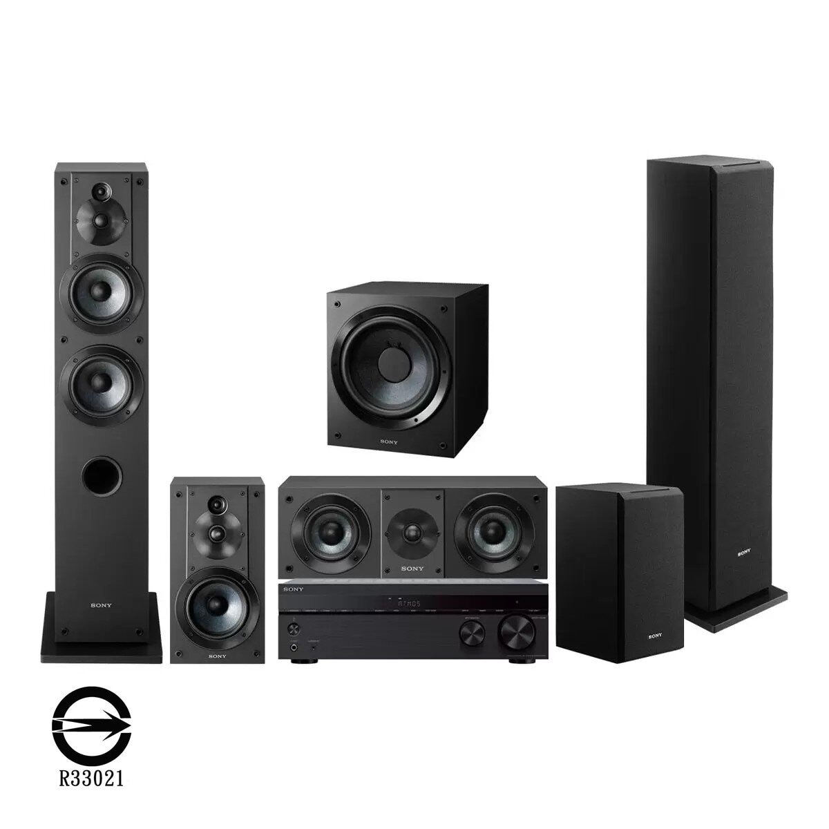 Sony 5.1聲道家庭劇院組 STR-DH790+SS-CS系列喇叭+重低音CS9