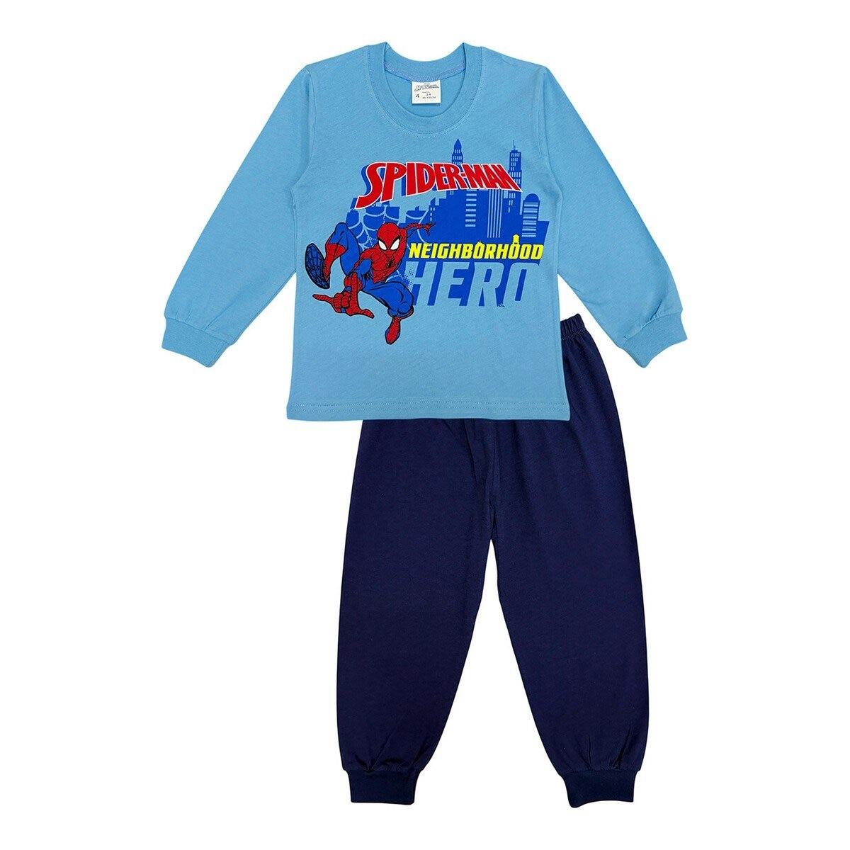 Set Pakaian Rumah Spiderman Lengan Panjang untuk Anak Laki-laki 10 SPIDERMAN