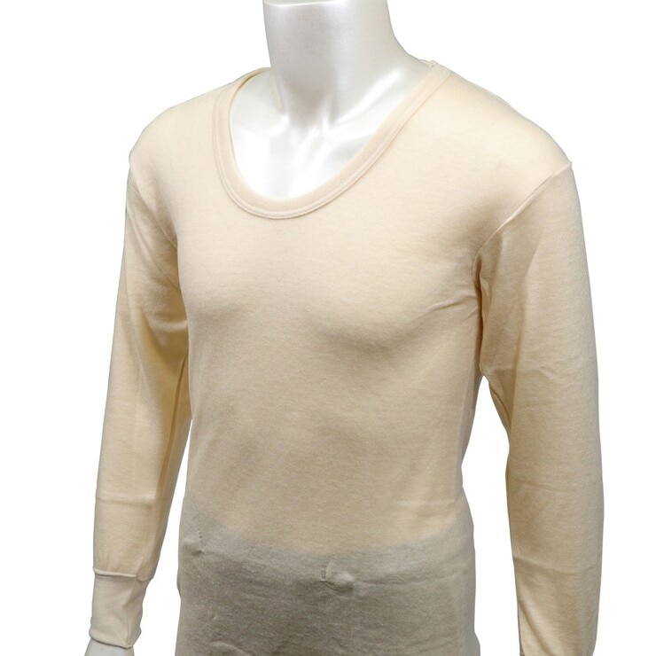 日本男羊毛混紡衛生衣 LL