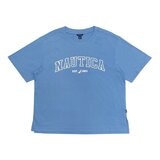 Nautica 女圓領短袖Logo上衣 藍 Nautica 女圓領短袖Logo上衣 藍