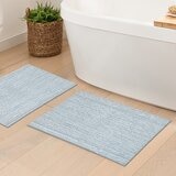 Mineral Spring 柔軟浴室地墊 2入 40公分 X 60公分 薄荷綠