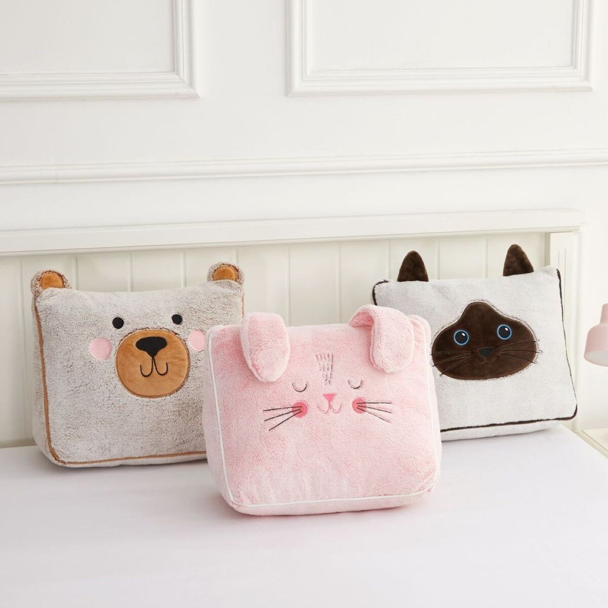 Fraiche Maison 動物造型舒適三角靠墊 40公分 X 35公分 X 20公分