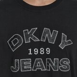 DKNY Jeans 女 Logo 短袖上衣 黑