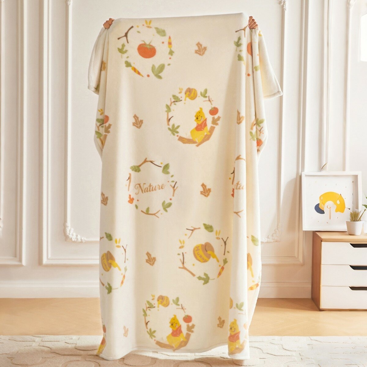 Disney 絨毛毯 150公分 X 180公分 小熊維尼