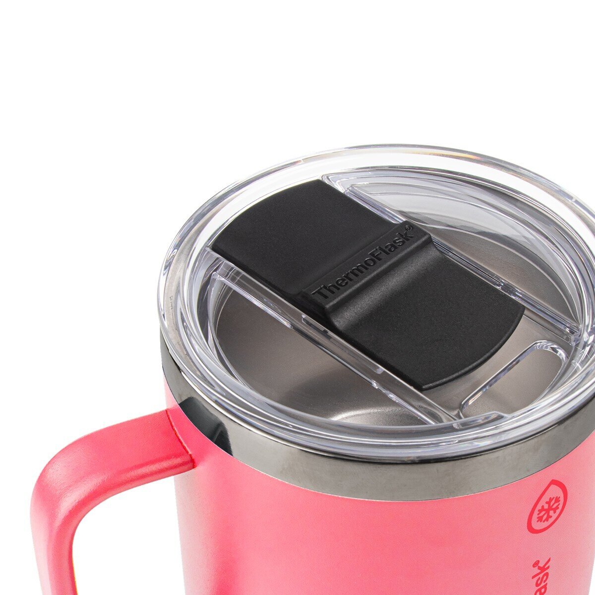 Thermoflask 不鏽鋼保冷保溫馬克杯 355毫升 X 2件組 黑+粉