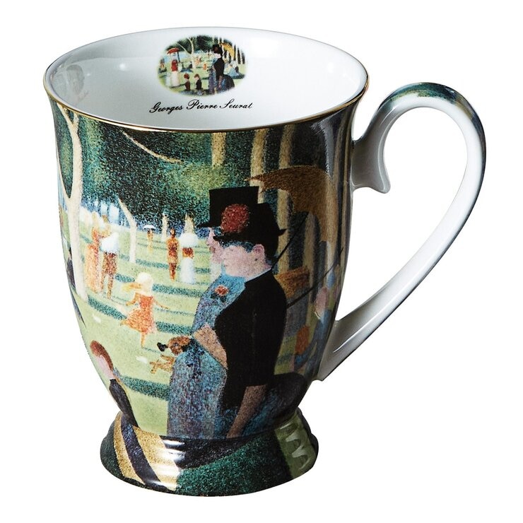 Masterpiece Painting Bone China Mug 320 ml X 4-Piece Set