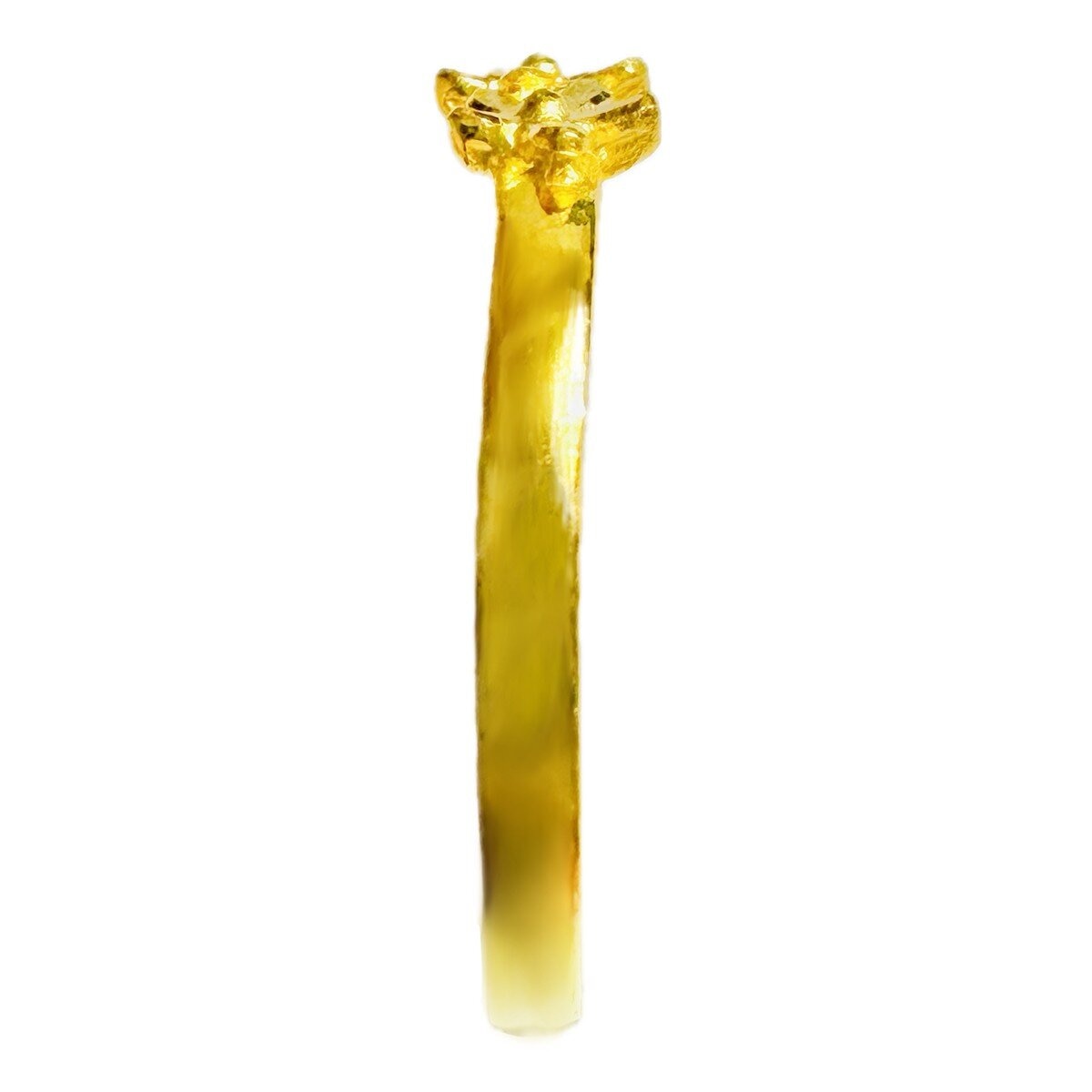 24K黃金戒指 小花 26厘