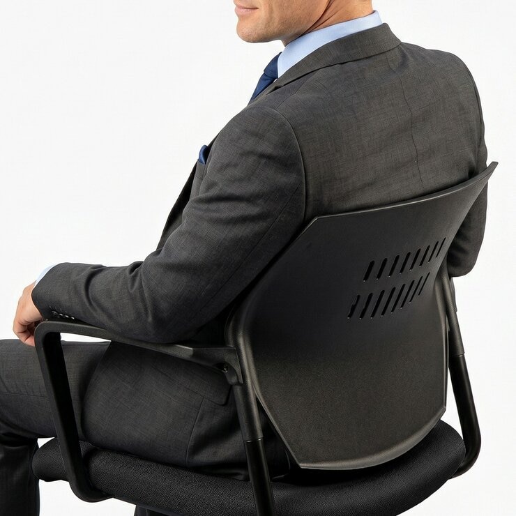 Musical Chairs Impressa 扶手辦公椅 黑 Musical Chairs Impressa 扶手辦公椅 黑