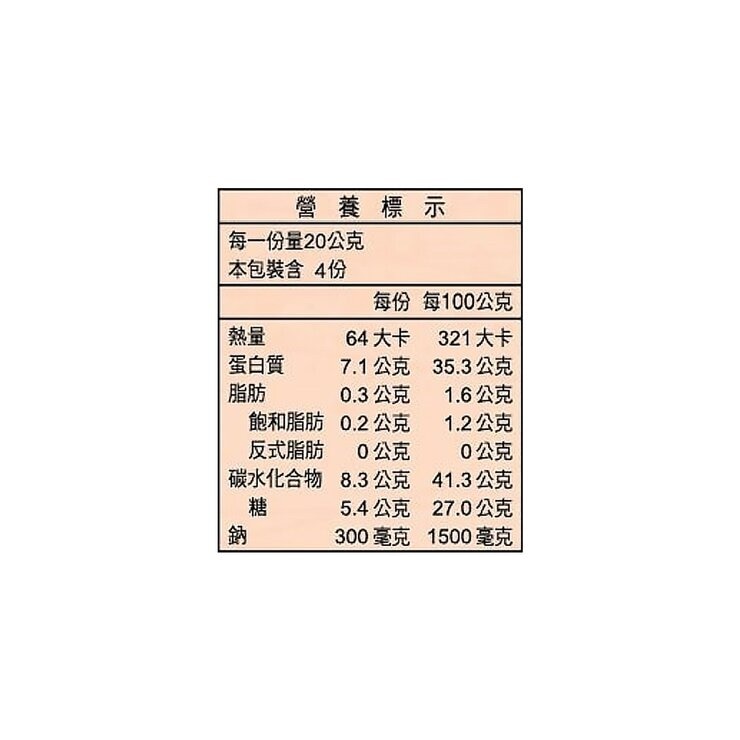 珍珍 戲院口魷魚片 80公克 X 5入