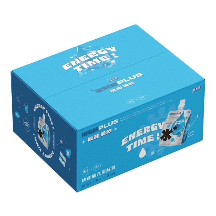 Energy Time 機能凍飲 電解質 Plus 180公克 X 18入