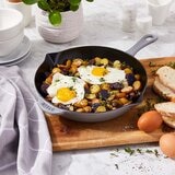 Staub 琺瑯鑄鐵單柄平煎鍋 26公分 石墨灰