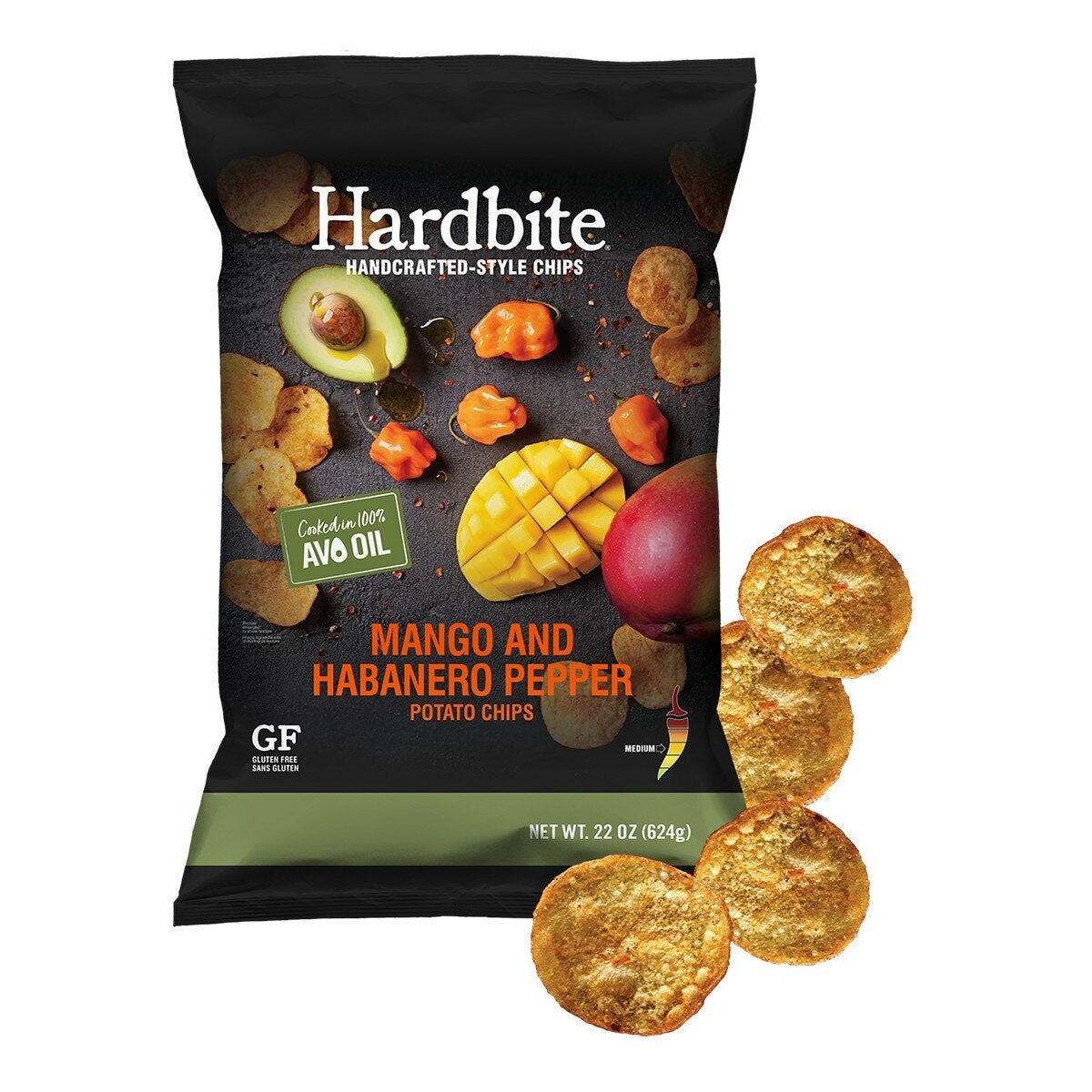 Hardbite 芒果哈瓦那辣椒口味洋芋片 624公克 Hardbite 芒果哈瓦那辣椒口味洋芋片 624公克