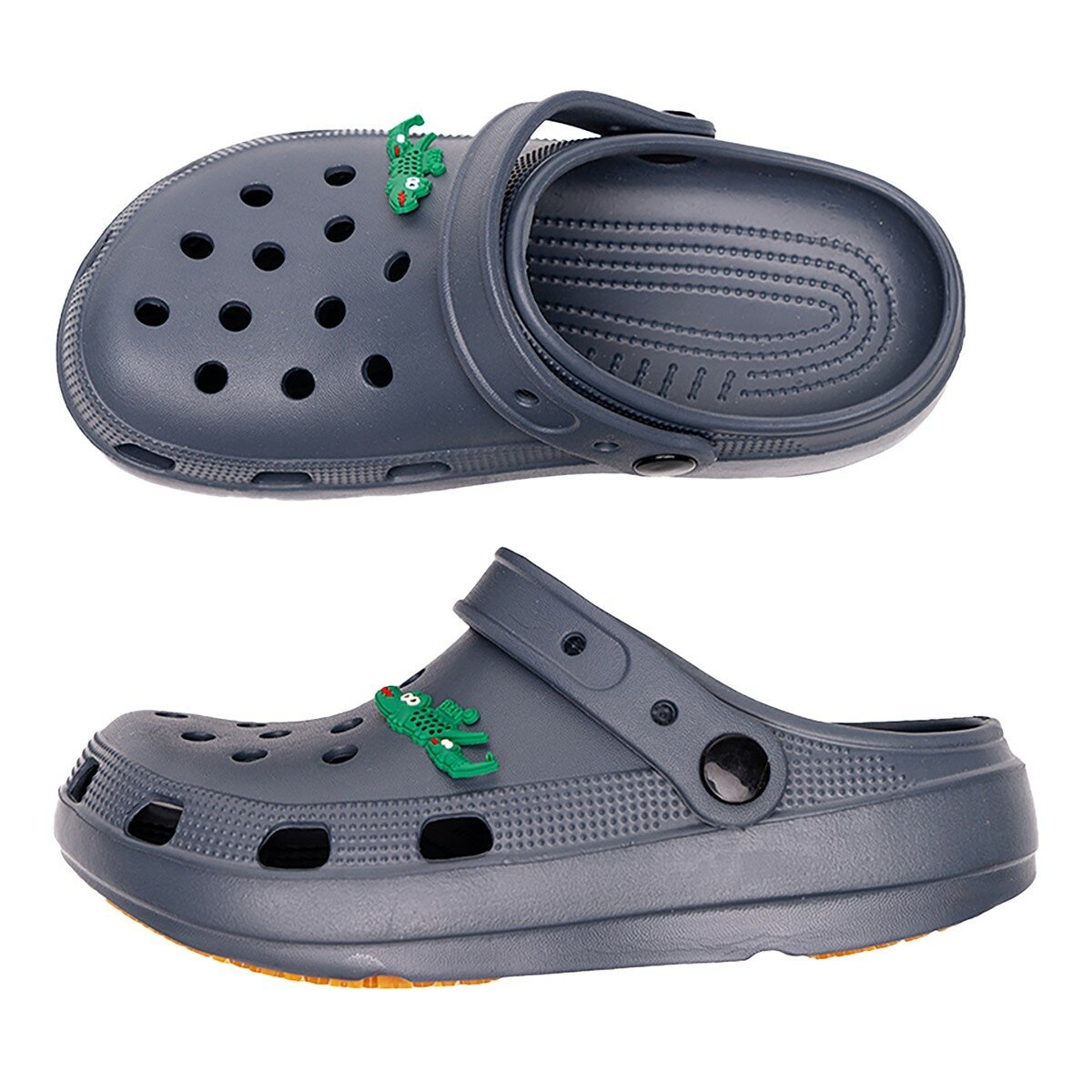 母子鱷魚 兩穿洞洞鞋 霧藍 母子鱷魚 兩穿洞洞鞋 霧藍