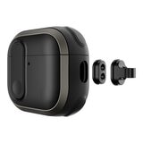 MAGEASY Odyssey 抗衝擊磁扣耳機殼 AirPods 4 金屬黑