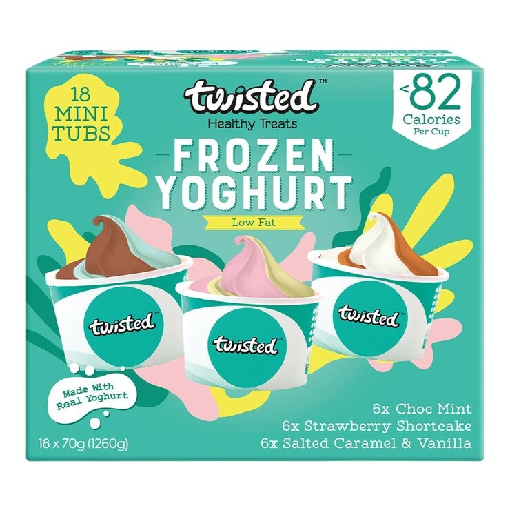 Twisted 迷你綜合優格冰淇淋 70公克 X 18入 Twisted 迷你綜合優格冰淇淋 70公克 X 18入