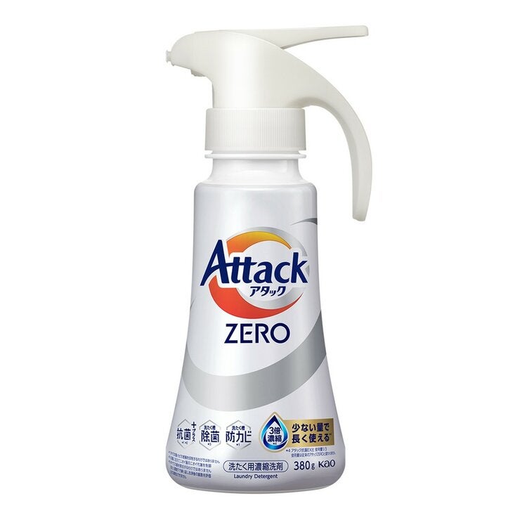 Attack ZERO 超濃縮噴槍型洗衣凝露 一般型 380公克 + 補充包 2300公克 Attack ZERO 超濃縮噴槍型洗衣凝露 一般型 380公克 + 補充包 2300公克