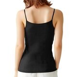 郡是 女罩杯細肩帶可調節背心 黑