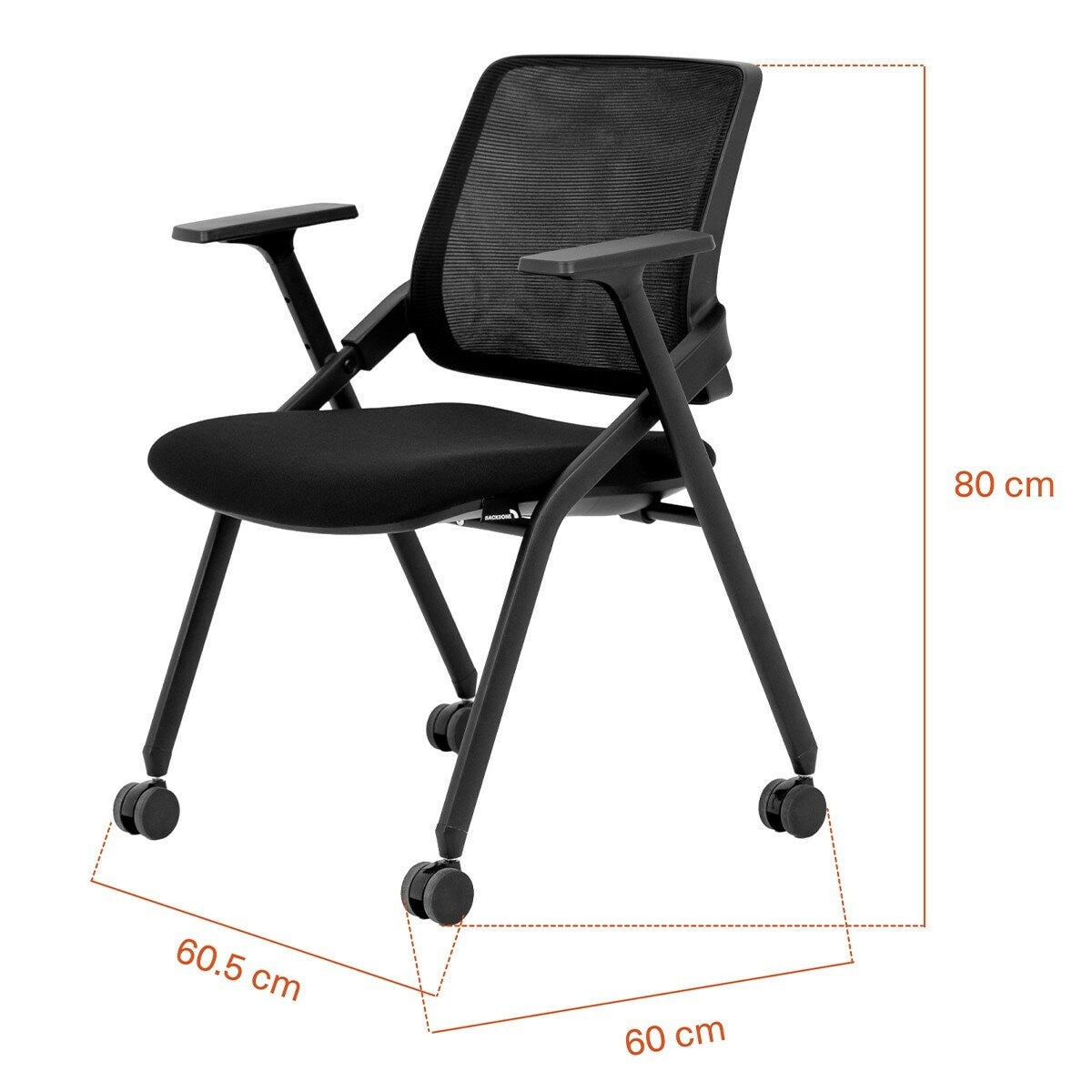 Backbone Quokka 寬卡培訓椅 2入組 黑