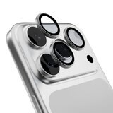 MAGEASY Bright M 不發黃軍規磁吸透明殼 iPhone 17 Pro(白磁圈) + 鏡頭保護貼Lenz(迷霧) + Vetro 9H 鋼化玻璃保護膜