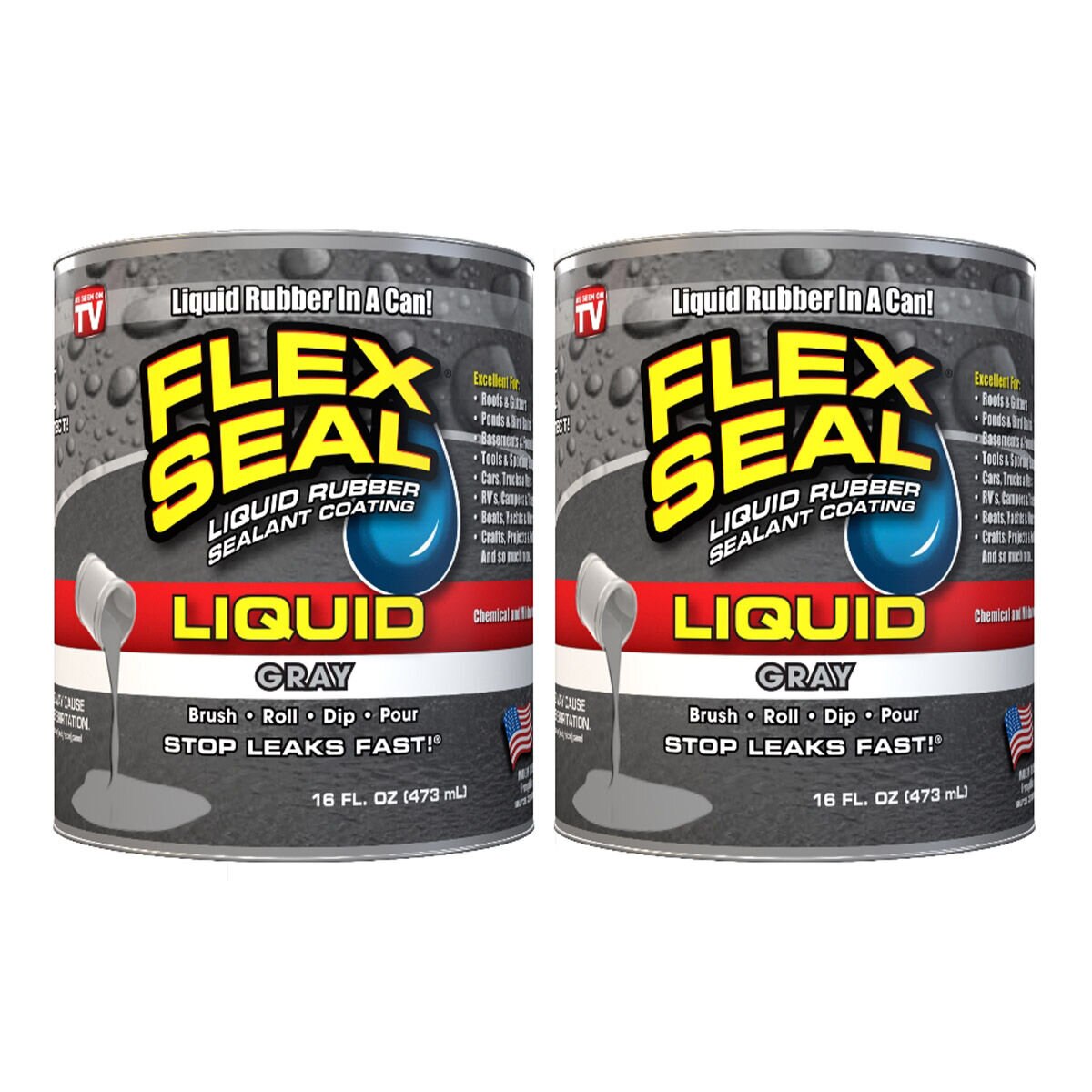 FLEX SEAL LIQUID 萬用止漏膠 2入 水泥灰 Costco 好市多