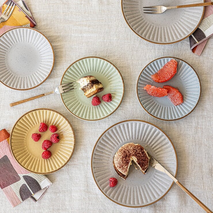 Over & Back Bella Pasta 系列 圓形餐盤 X 6件組