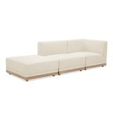 Aiden & Ivy 布面模塊沙發三件組