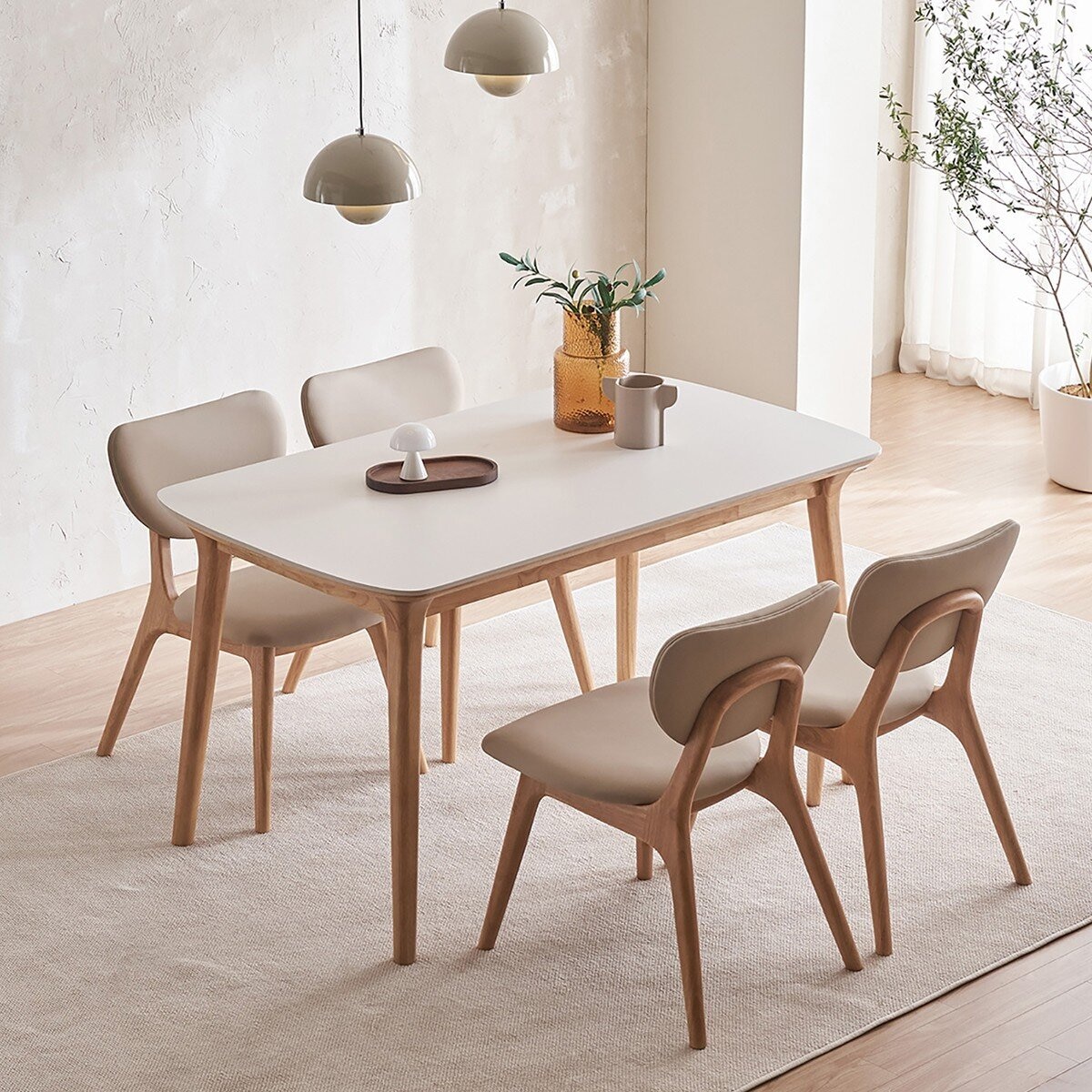 Finlandia Carino Cermaic 餐桌椅五件組
